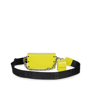 Bolsa Crossbody Chica Con Monedero Color Amarillo