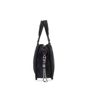 Bolsa Tote Chica Acolchada Color Negro