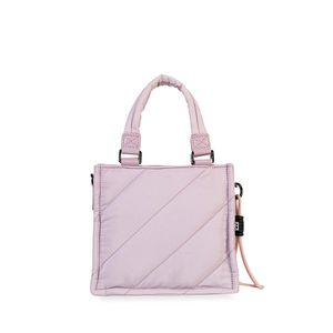 Bolsa Tote Chica Acolchada Color Lila