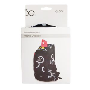 Mochila de Viaje Pegable en color Negro