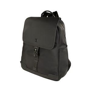 Mochila Porta Laptop Grande Textil Para Hombre Color Negro