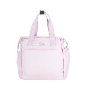 Duffle Bag Mediana Textil Color Lila