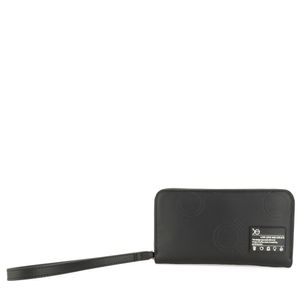 Cartera Grande Cierre Sencillo con Maneral color Negro