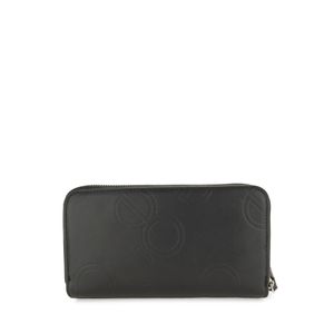 Cartera Grande Cierre Doble con Maneral color Negro