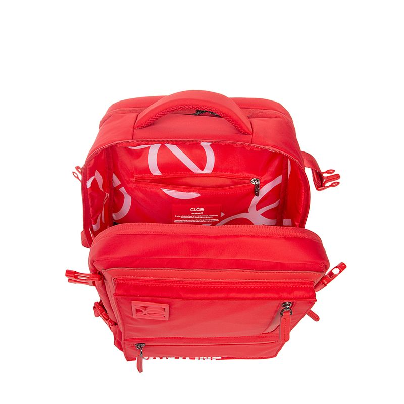 Mochila Grande Porta Laptop De Viaje Oe X Pantone Color Rojo en Color Backpacks Cloe CLOE MX
