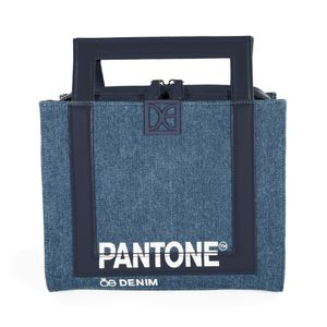 Bolsa Satchel Mediana Oe X Pantone Color Azul