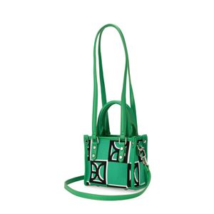 Bolsa Tote Chica Doble Función Textil color Verde