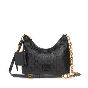 Bolsa Hobo Grande Con Monedero Color Negro