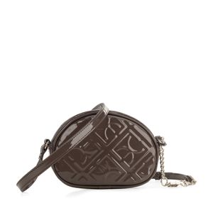 Bolsa Crossbody Chica Charol color Gris