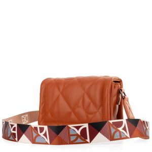 Bolsa Crossbody Grande Acolchada color Naranja