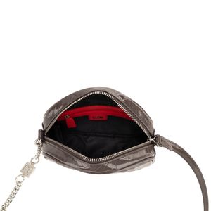 Bolsa Crossbody Chica Charol color Gris