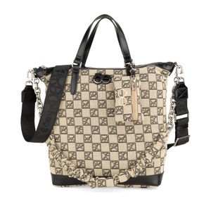 Bolsa Tote Grande Textil Multicolor