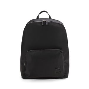 Mochila Grande Textil Para Hombre Color Negro