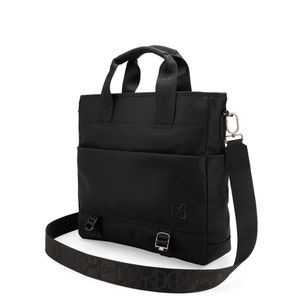 Bolsa Cloe Mensajera Textil Para Hombre Color Negro