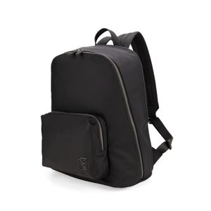 Mochila Grande Textil Para Hombre Color Negro