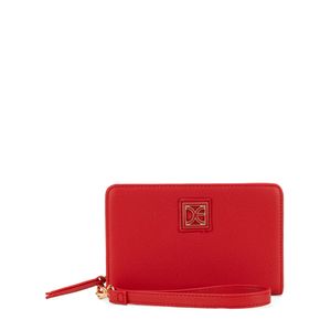 Cartera Mediana Cierre Sencillo Con Maneral Color Rojo