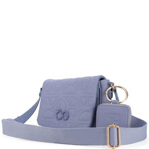 Bolsa Crossbody Acolchada con Monedero color Lila