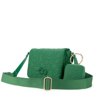 Bolsa Crossbody Acolchada con Monedero color Verde