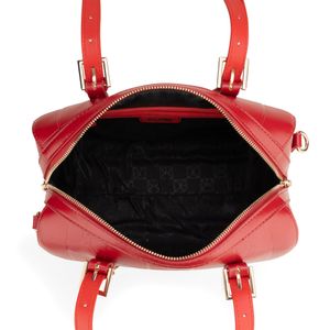 Bolsa Bowling Monograma Troquelado color Rojo