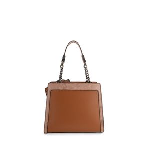 Bolsa Satchel Chica con Monedero color Tan