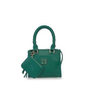 Bolsa Satchel Chica Con Monedero Color Verde