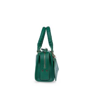 Bolsa Satchel Chica Con Monedero Color Verde