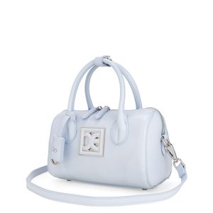 Bolsa Bowling Chica con Charm color Azul Celeste