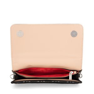 Cartera Grande Textil Doble Uso color Negro