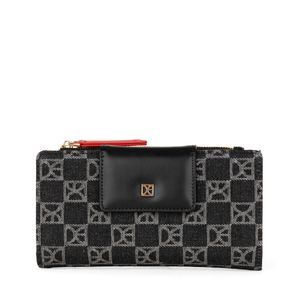 Cartera Grande Textil color Negro