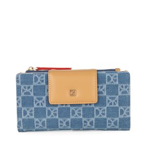 Cartera Grande Textil color Azul