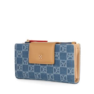 Cartera Grande Textil color Azul