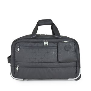 Duffle Bag Textil Mediano con Ruedas color Negro