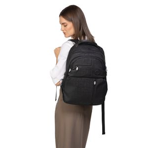 Mochila Porta Laptop 16 plg Textil color Negro