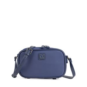 Bolsa Crossbody Chico Textil Color Azul Marino