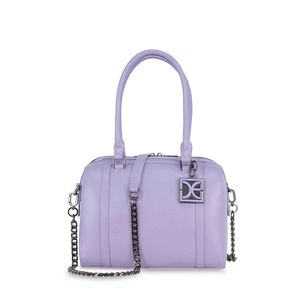 Bolsa Bowling Con Charm Color Lila