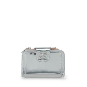 Cartera Chica Charol Color Plata