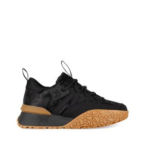Tenis Suela Ligera Textil Color Negro