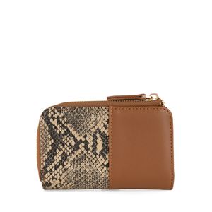 Cartera Grande Look Animal Skin Color Camel
