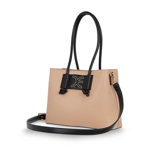 Bolsa Satchel Grande Atemporal Color Beige