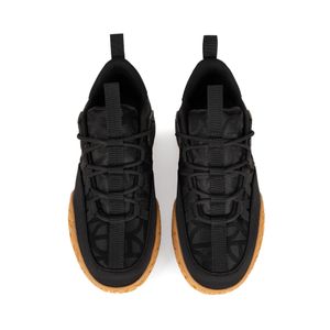 Tenis Suela Ligera Textil Color Negro