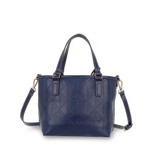Bolsa Tote Chico Con Pouch Color Azul Marino