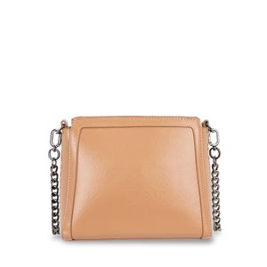 Bolsa Crossbody Con Charm Color Camel