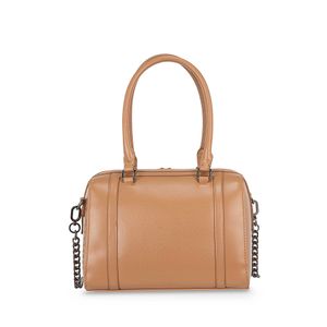Bolsa Bowling Con Charm Color Camel