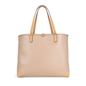 Bolsa Tote Grande Con Pouch Color Camel