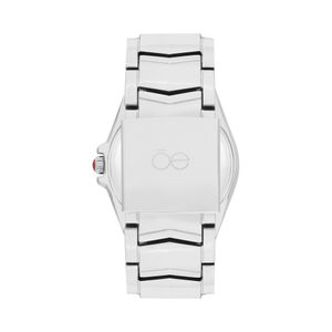 Reloj Análogo Para Dama Con Pedrería En Bisel Color Plata