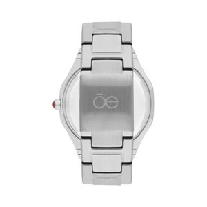 Reloj Análogo Para Dama Con Pedrería En Bisel Color Plata