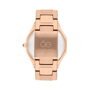 Reloj Análogo Para Dama Con Pedrería En Bisel Color Copper