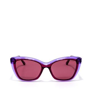 Lente Solar En Forma Cat Eye Con Armazón De Acetato Color Morado