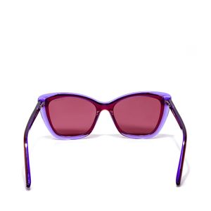 Lente Solar En Forma Cat Eye Con Armazón De Acetato Color Morado
