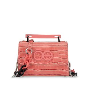 Bolsa Briefcase Look Animal Skin Color Rosa